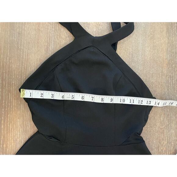 B. DARLIN Black A Line Dress Cocktail Junior size  3/4 S - Picture 7 of 9